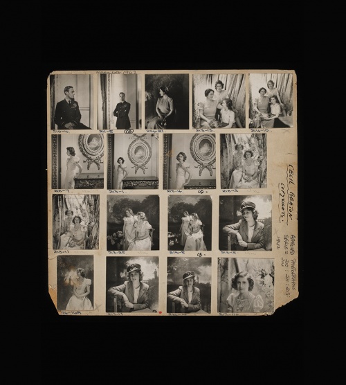 Contact sheet from a 1942 shoot